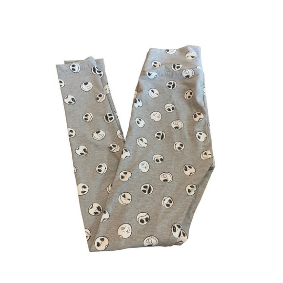The Nightmare Before Christmas Pants - Small The Nightmare Before Christmas Junior Women's Jack Skellington Gray Leggin